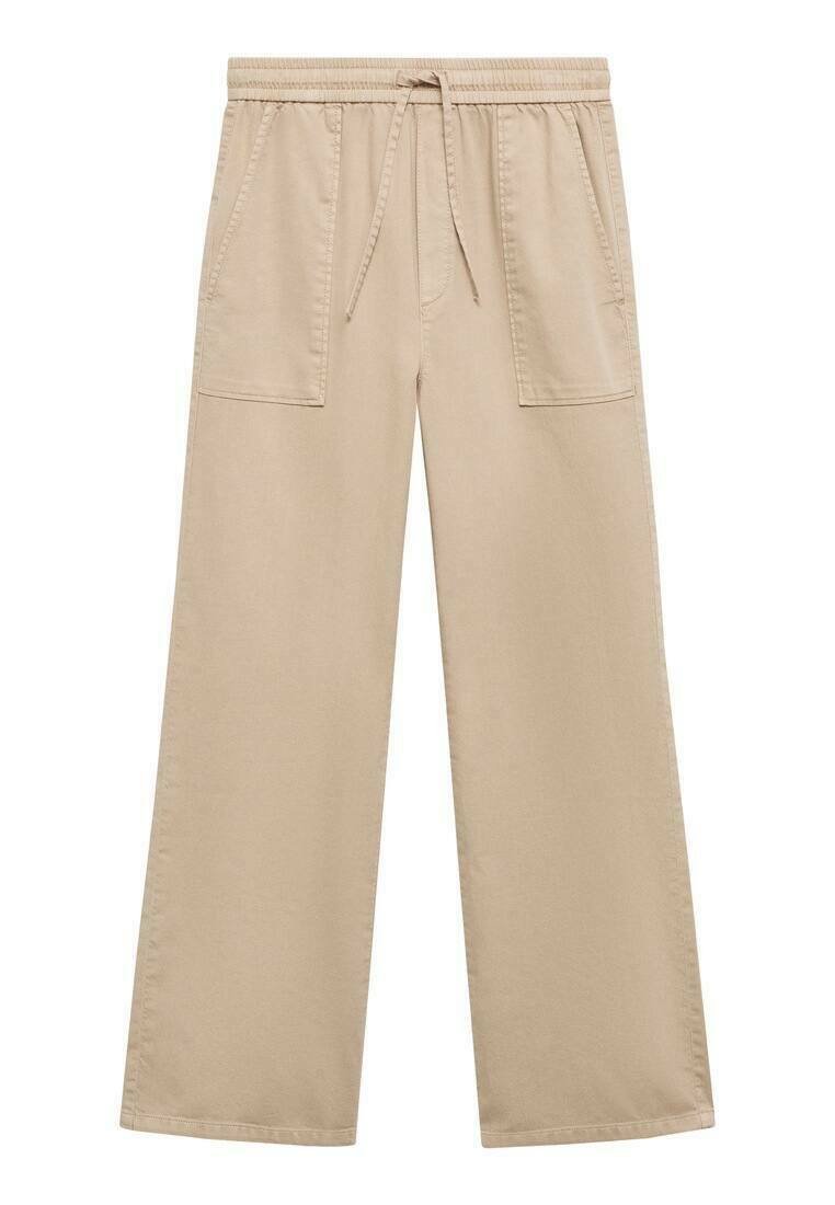 Mango Broek zandkleur Mango Broek zandkleur