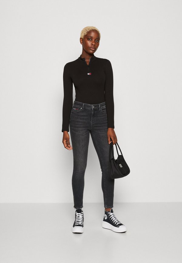 TJW XS BADGE 1/4 ZIP MOCKNECK  - Long sleeved top4