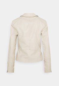ONLY ONLGEMMA BIKER  - Casaco de pele sintética - peyote