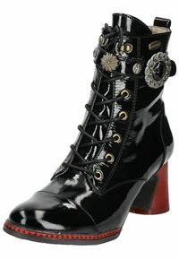 LAURA VITA Stivaletti stringati - vernis noir