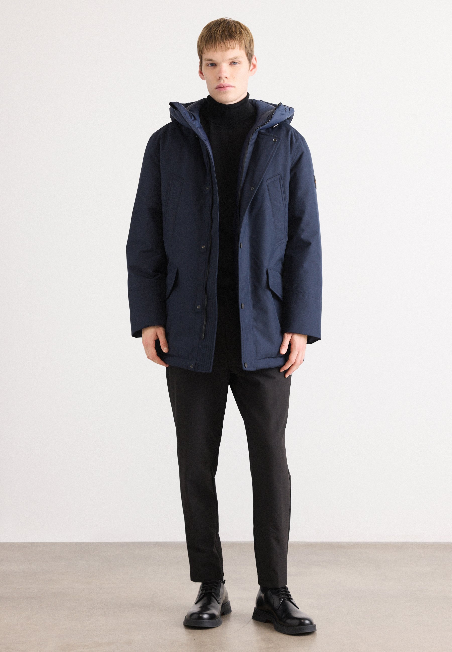 BOSS OSIASS - Wintermantel - dark blue four/dunkelblau - Zalando
