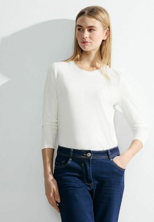 BASIC - Long sleeved top - weiß