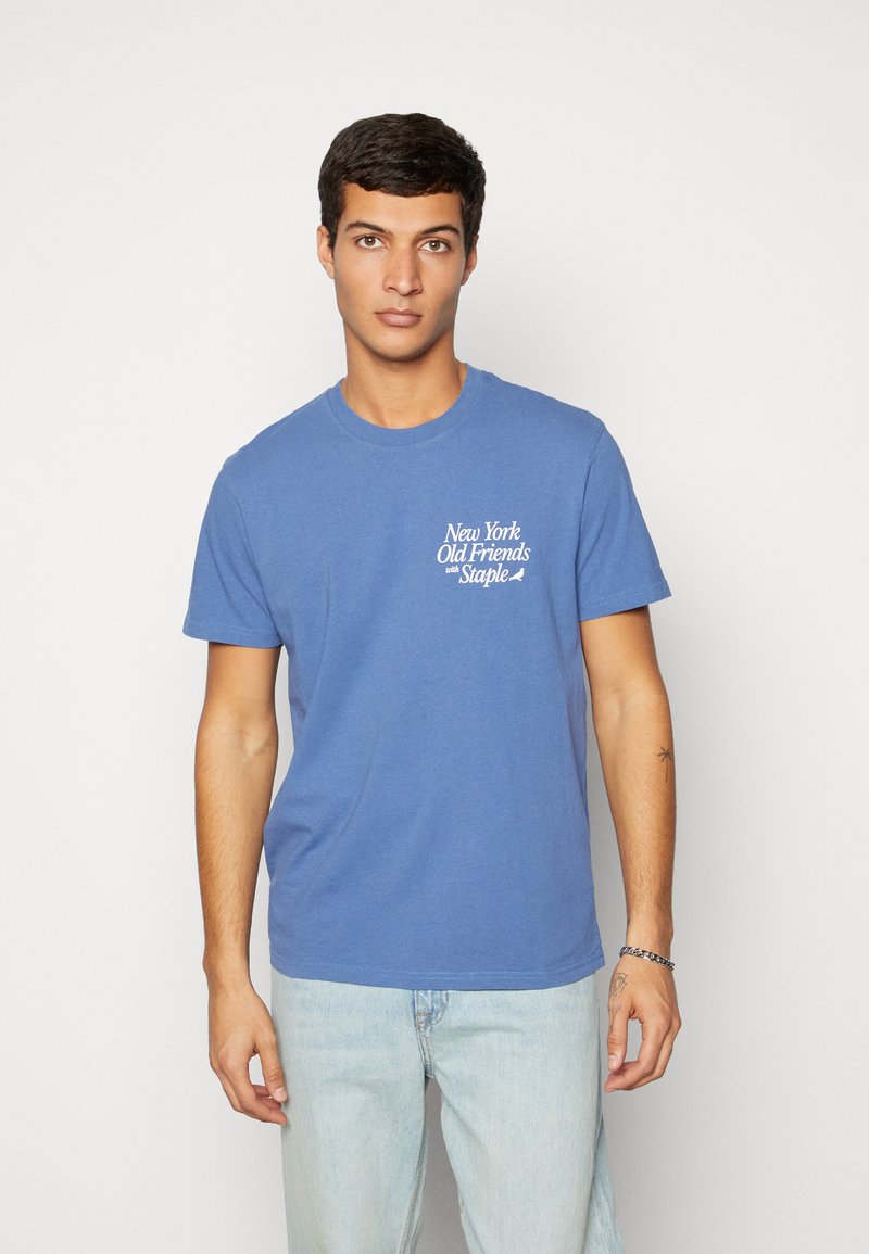 STAPLE PIGEON FLOWERS TEE UNISEX Trükipildiga Tsärk navy