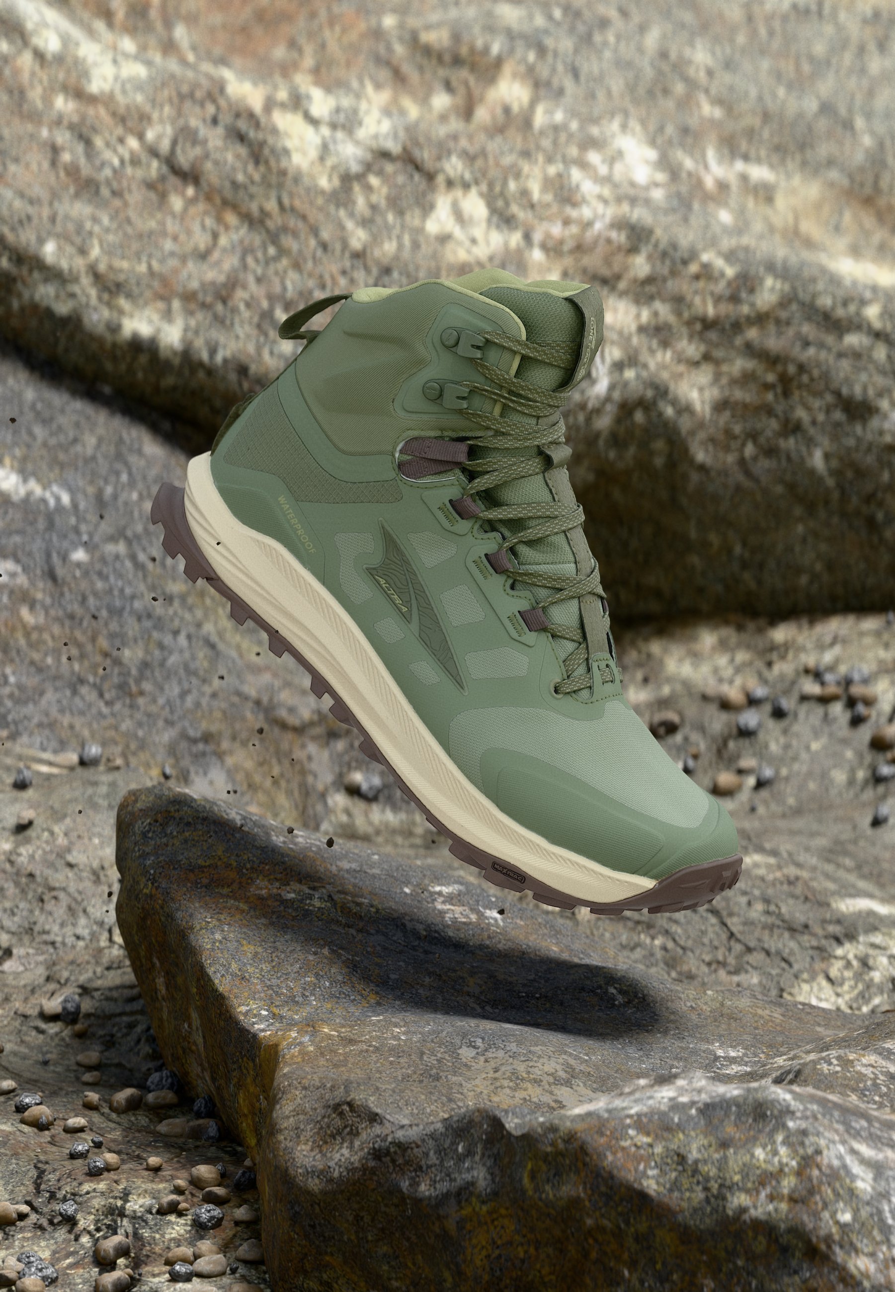 Altra LONE PEAK 9 WATERPROOF MID - Zapatillas de senderismo