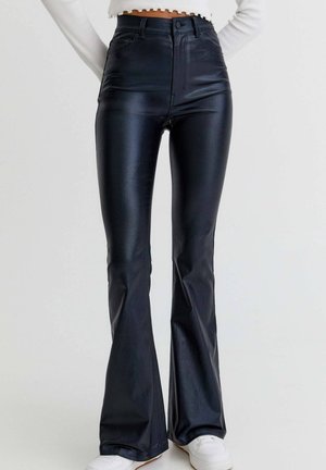 BESCHICHTETE - Kangashousut - mottled black