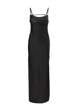 QS, MIT DETAIL - Maxi-jurk - schwarz