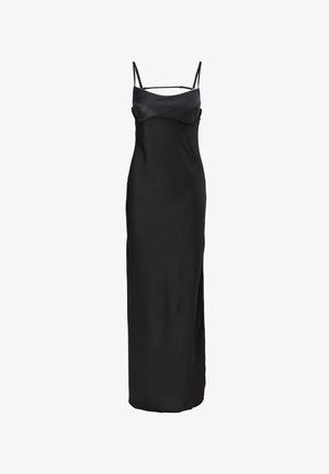 QS, MIT DETAIL - Maxi-jurk - schwarz
