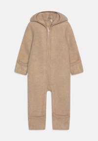 Huttelihut PRAM SUIT EARS UNISEX - Buksedragter - camel melange