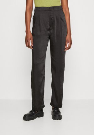 GAP PLEATED WIDE PANT - Spodnie materiałowe