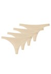 4 PACK - Thong - sand