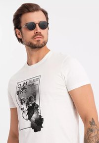 Ombre Camiseta estampada - white