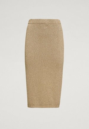 CONTANTE - Pencil skirt - oro vecchio