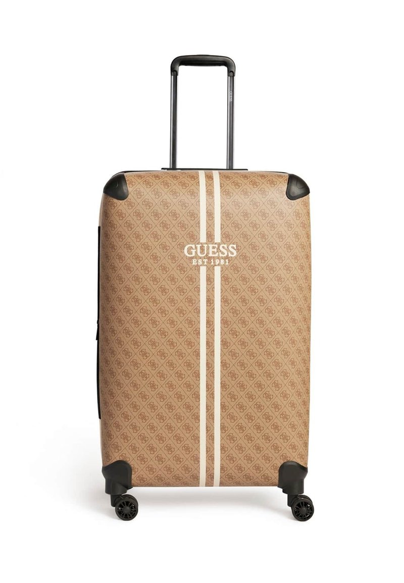Guess MILDRED MIT 4G LOGO Wheeled suitcase hellbraun/light brown