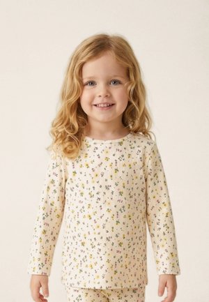 The New Siblings TNSTSELMA L_S TEE - Long sleeved top - gardenia aop