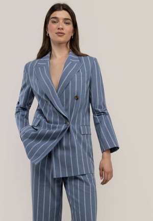 El Ganso, AMERICANA DIANA CRUZADA RAYAS ROJAS - Blazer - azul