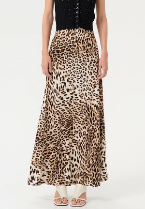 Maxi skirt - leopard butter yellow