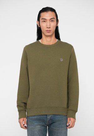 REG FIT ZEBRA - Sweatshirt - khaki