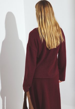 NA-KD Jersey de punto - burgundy
