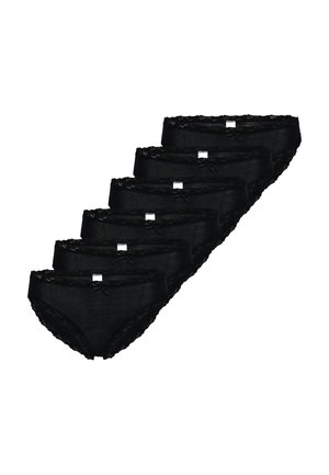6ER PACK COSY JAZZ  - Slip - schwarz