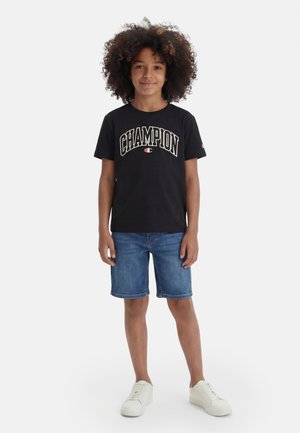 Champion COLLEGE CREW NECK UNISEX - T-shirts med print - black