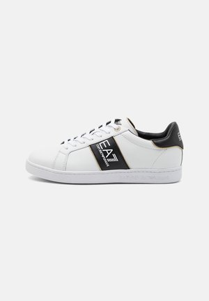 EA7 Emporio Armani CLASSIC UNISEX - Zapatillas - white/black/gold