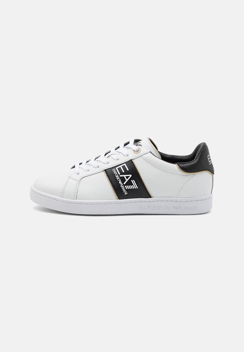 EA7 Emporio Armani - CLASSIC UNISEX - Zapatillas - white/black/gold, Ampliar