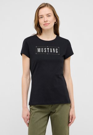 Mustang STYLE LOA - Tričko s potlačou - schwarz