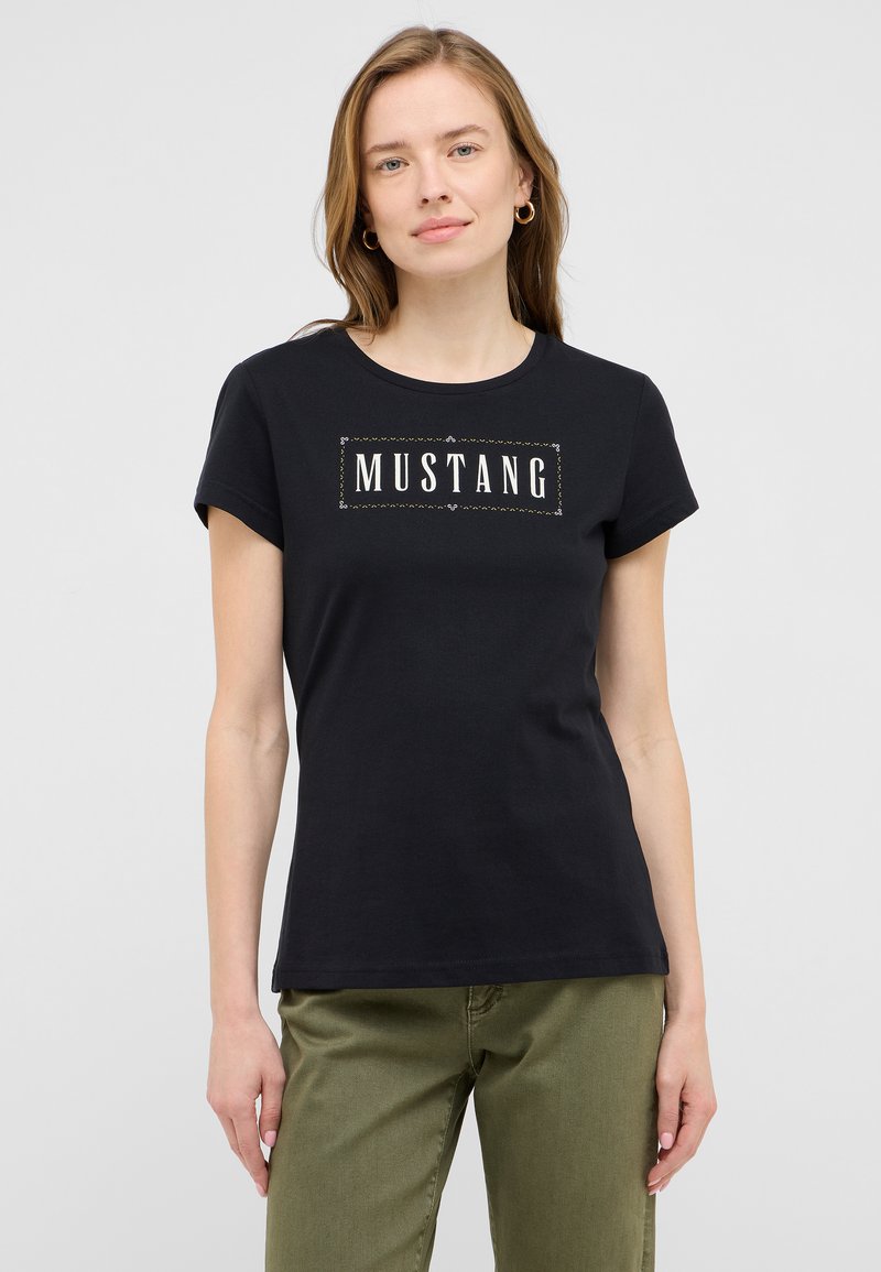 Mustang STYLE LOA - Marškinėliai su spaudiniu - schwarz