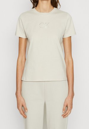 T-shirt med print - grey