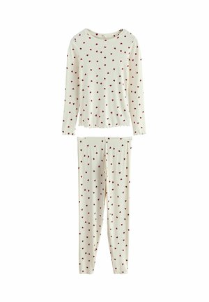 REGULAR FIT - THERMOGEN LIGHTWEIGHT THERMAL SET 
 - Leggings - Hosen - cream red heart print