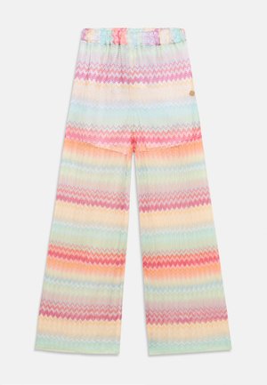 TROUSERS - Hlače - verdino/fuxia