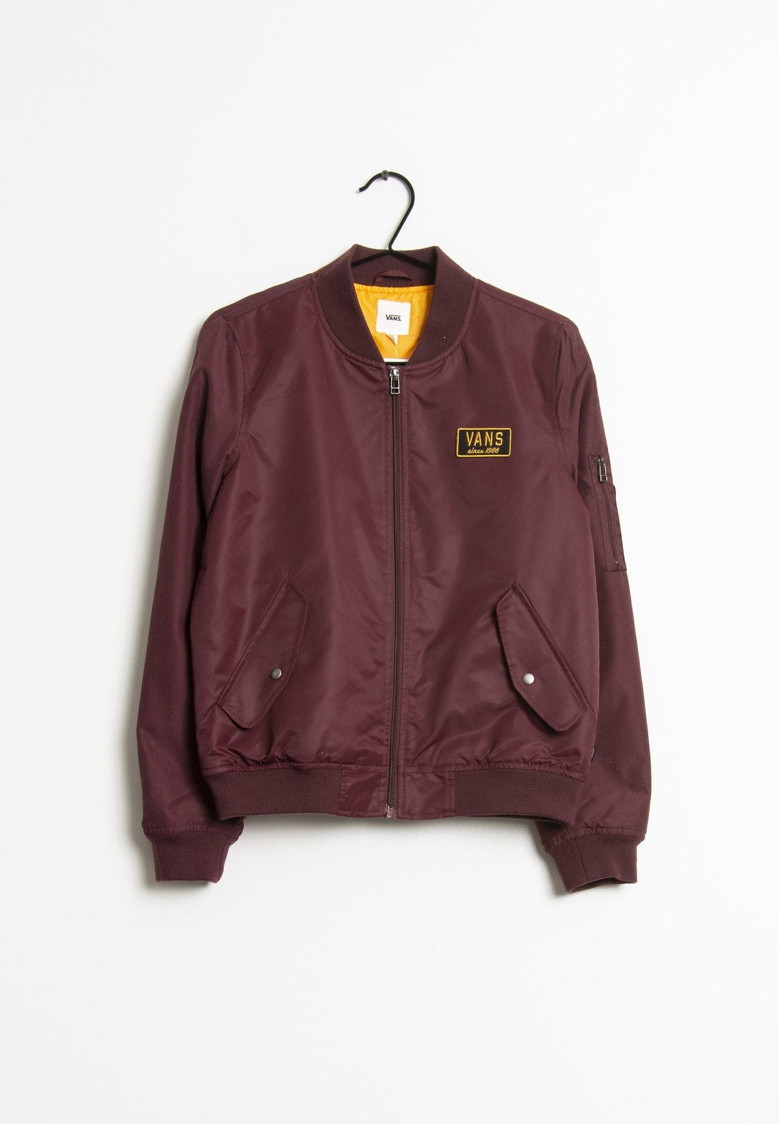 Vans Bomber Jacket - red - (Pre-owned 