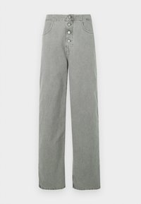 PANTS - Mom Jeans - grey