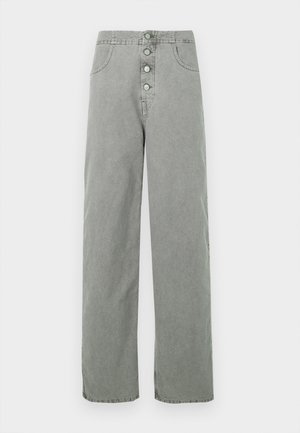 PANTS - Mom Jeans - grey