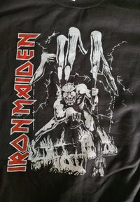 rockshirts IRON MAIDEN NUMBER OF THE BEAST BIG  - T-shirts print - black