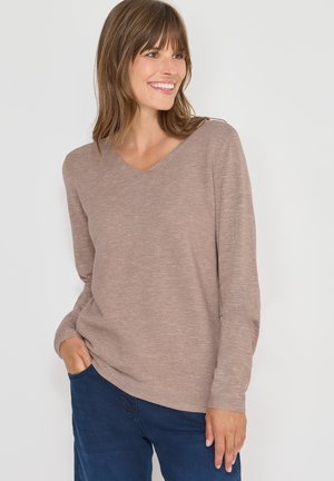 V-NECK - Maglione - beige