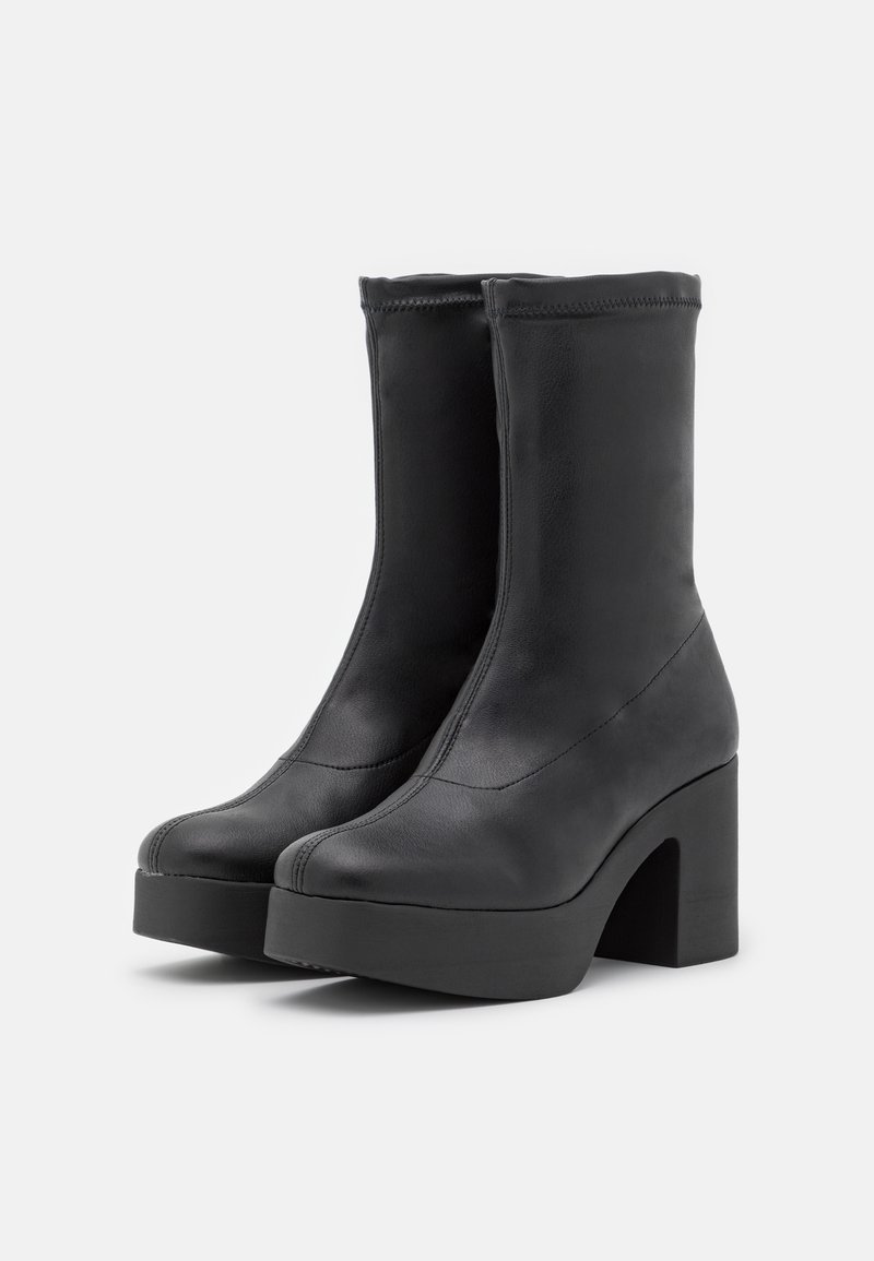Damen Klassische Stiefel | Mis Pepas Plateaustiefelette black/schwarz - AG72789 Damen Klassische Stiefel | Mis Pepas Plateaustiefelette black/schwarz - AG72789