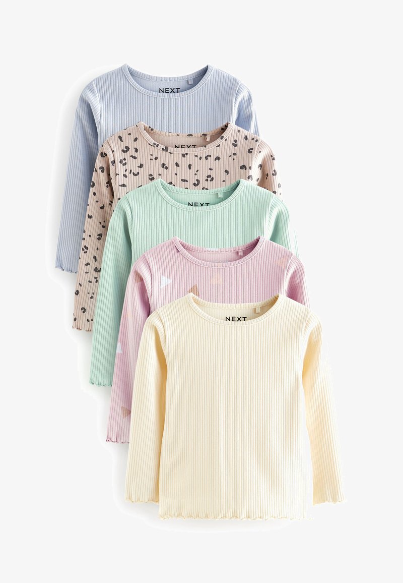 Next LONG SLEEVE 5 PACK - Långärmad tröja - blue neutral ditsy