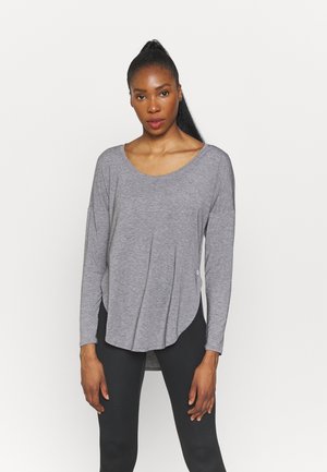 BREATHE - Maglietta a manica lunga - heather grey