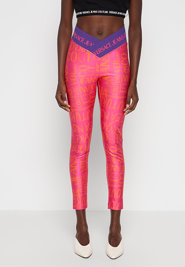 Versace Jeans Couture Legging donkerroze