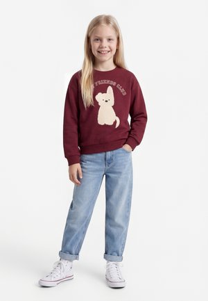 Name it NMFVILOUI - Φούτερ - burgundy