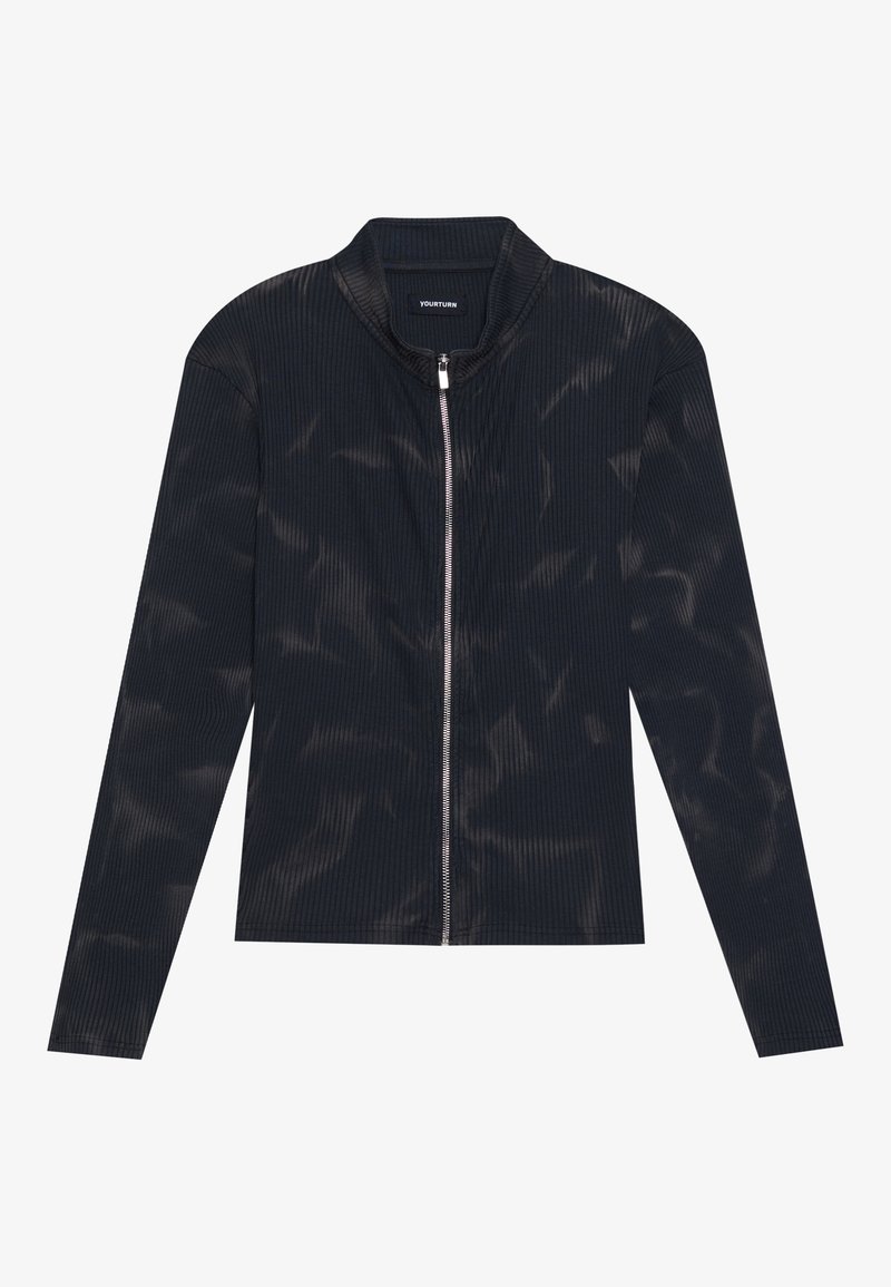 YOURTURN Sweater met rits zwart YOURTURN Sweater met rits zwart