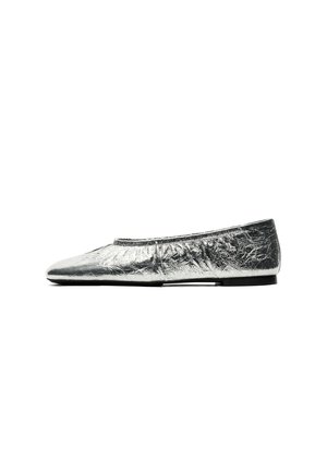 Massimo Dutti, Ballerina's - silver-coloured