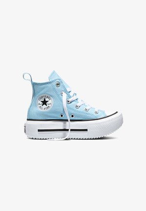 Converse, HIGH-TOP SHOE CHUCK TAYLOR ALL STAR LIFT DOUBLE STACK UNISEX - Sneaker high - clear skies white black