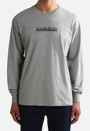 Langarmshirt - mottled grey