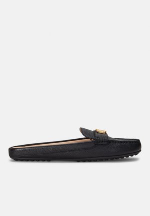 Lauren Ralph Lauren BARNSBURY PEBBLED LEATHER MULE - Pantofle - black