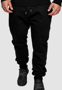 Humy BASIC JOGGING MIT ARMTASCHE SPORTLICH BEQUEM SET - Trainingsanzug - schwarz