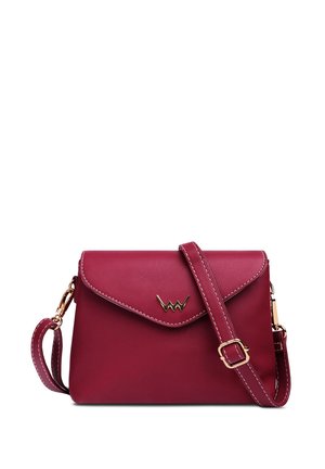 BYRSA MINI - Taška s příčným popruhem - wine red