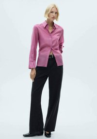 Mango Blúzka so zapínaním na gombíky - pink