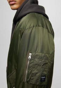 PULL&BEAR Bomber Jacket - dark green